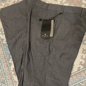 Massimo Dutti light checkered Grey Pants